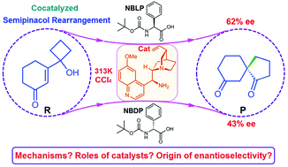 Graphical abstract: A semipinacol rearrangement of vinylogous α-ketol cocatalyzed by a cinchona-based primary amine and N-Boc-phenylglycines: mechanisms, roles of catalysts and the origin of enantioselectivity