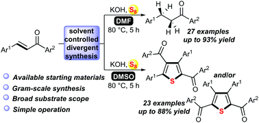 Graphical abstract: Cascade cyclization versus chemoselective reduction: a solvent-controlled product divergence