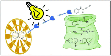 Graphical abstract: Visible-light-mediated synthesis of quinolines