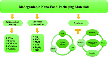Graphical abstract: Advances in nanotechnology and antibacterial properties of biodegradable food packaging materials