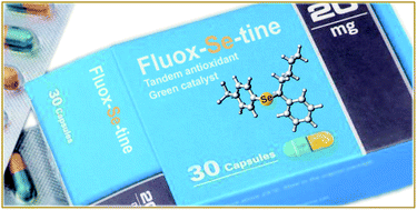 Graphical abstract: Fluoxetine scaffold to design tandem molecular antioxidants and green catalysts