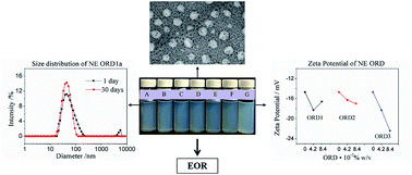 Graphical abstract: Design and characterization of oil-in-water nanoemulsion for enhanced oil recovery stabilized by amphiphilic copolymer, nonionic surfactant, and LAPONITE® RD