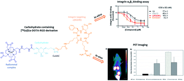 Graphical abstract: Synthesis of a DOTA-C-glyco bifunctional chelating agent and preliminary in vitro and in vivo study of [68Ga]Ga-DOTA-C-glyco-RGD