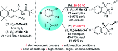 Graphical abstract: Pd/Xiang-Phos-catalyzed enantioselective intermolecular carboheterofunctionalization under mild conditions