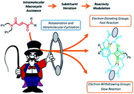 Graphical abstract: Cyclization of interlocked fumaramides into β-lactams: experimental and computational mechanistic assessment of the key intercomponent proton transfer and the stereocontrolling active pocket