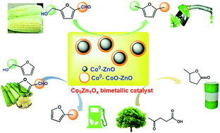 Graphical abstract: Catalytic hydrodeoxygenation of biomass-derived oxygenates to bio-fuels over Co-based bimetallic catalysts