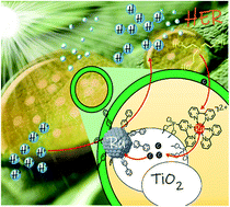 Graphical abstract: TiO2-mediated visible-light-driven hydrogen evolution by ligand-capped Ru nanoparticles