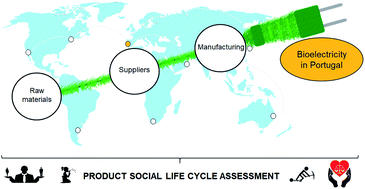 Graphical abstract: A protocol for the definition of supply chains in product social life cycle assessment: application to bioelectricity