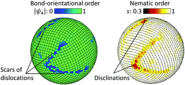 Graphical abstract: Topological defects of dipole patchy particles on a spherical surface