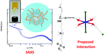 Graphical abstract: Micellar growth and network formation in acidic solutions of a sulfobetaine zwitterionic surfactant triggered by an inorganic salt