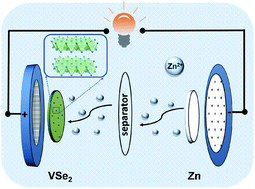 Graphical abstract: Layered VSe2: a promising host for fast zinc storage and its working mechanism
