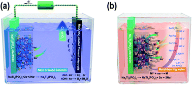 Graphical abstract: A reductive ion exchange strategy using NaTi2(PO4)3 for metal removal/recovery from wastewater