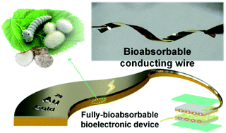 Graphical abstract: Natural polymer-based bioabsorbable conducting wires for implantable bioelectronic devices