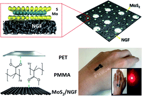 Graphical abstract: Ultrathin MoS2 flakes embedded in nanoporous graphene films for a multi-functional electrode
