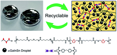 Graphical abstract: Recyclable, weldable, mechanically durable, and programmable liquid metal-elastomer composites
