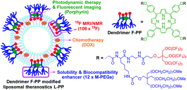Graphical abstract: Fluorinated porphyrin-based theranostics for dual imaging and chemo-photodynamic therapy