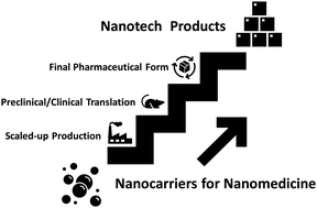 Graphical abstract: Issues affecting nanomedicines on the way from the bench to the market