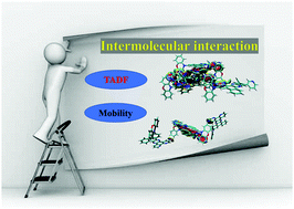 Graphical abstract: The role of intermolecular interactions in regulating the thermally activated delayed fluorescence and charge transfer properties: a theoretical perspective