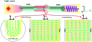 Graphical abstract: A self-assembled fiber Mach–Zehnder interferometer based on liquid crystals