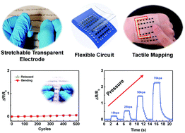 Graphical abstract: Stretchable transparent conductive elastomers for skin-integrated electronics