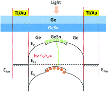 Graphical abstract: Modulation of light absorption in flexible GeSn metal–semiconductor–metal photodetectors by mechanical bending