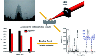 Graphical abstract: Pollution risk estimation of the Cu element in atmospheric sedimentation samples by laser induced breakdown spectroscopy (LIBS) combined with random forest (RF)