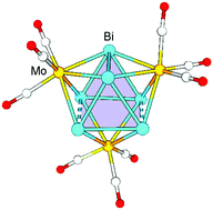 Graphical abstract: [Bi6Mo3(CO)9]4−: a multiple local σ-aromatic cluster containing a distorted Bi6 triangular prism