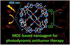 Graphical abstract: A metal–organic cage-based nanoagent for enhanced photodynamic antitumor therapy