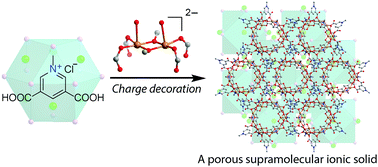 Graphical abstract: A porous supramolecular ionic solid