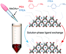 Graphical abstract: Aromatic amine-assisted pseudo-solution-phase ligand exchange in CsPbI3 perovskite quantum dot solar cells