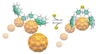 Graphical abstract: ON/OFF metal-triggered molecular tweezers for fullerene recognition
