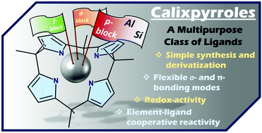 Graphical abstract: Calix[4]pyrroles as ligands: recent progress with a focus on the emerging p-block element chemistry