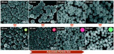 Graphical abstract: Facile synthesis and luminescence properties of monodisperse lutetium oxide nanostructures with adjustable particle sizes