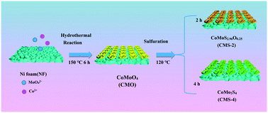 Graphical abstract: Mesoporous Co–Mo–S nanosheet networks as cathode materials for flexible electrochemical capacitors