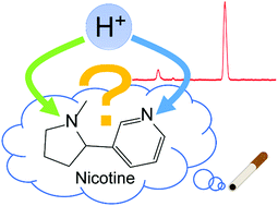 Graphical abstract: Gas phase protonated nicotine is a mixture of pyridine- and pyrrolidine-protonated conformers: implications for its native structure in the nicotinic acetylcholine receptor