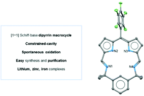 Graphical abstract: Synthesis and complexes of a constrained-cavity Schiff-base dipyrrin macrocycle