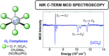 Graphical abstract: Near-infrared C-term MCD spectroscopy of octahedral uranium(v) complexes