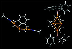 Graphical abstract: Bridging coordination of acenaphthylene to a Pd3 chain or a Pd4 sheet cluster