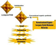 Graphical abstract: Insights into organic–inorganic hybrid molecular materials: organoimido functionalized polyoxomolybdates