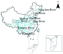 Graphical abstract: Distribution and ecological risk assessment of typical antibiotics in the surface waters of seven major rivers, China