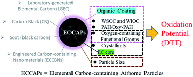 Graphical abstract: The oxidative potential of fresh and aged elemental carbon-containing airborne particles: a review