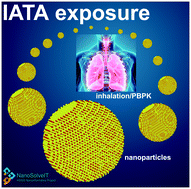 Graphical abstract: Towards an in silico integrated approach for testing and assessment of nanomaterials: from predicted indoor air concentrations to lung dose and biodistribution