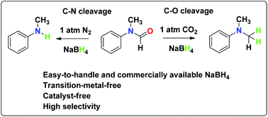 Graphical abstract: CO2-tuned highly selective reduction of formamides to the corresponding methylamines