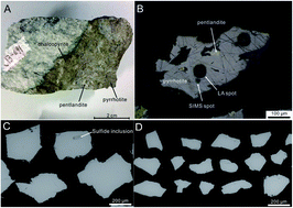 Graphical abstract: New potential pyrrhotite and pentlandite reference materials for sulfur and iron isotope microanalysis