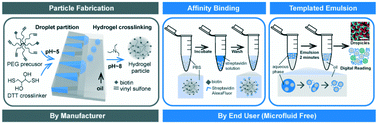 Graphical abstract: Counting of enzymatically amplified affinity reactions in hydrogel particle-templated drops