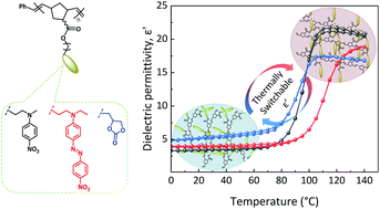 Graphical abstract: Synthesis of polar polynorbornenes with high dielectric relaxation strength as candidate materials for dielectric applications