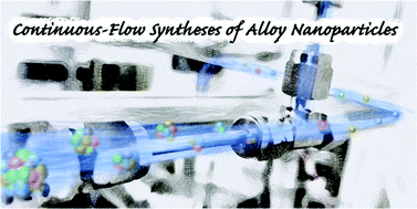 Graphical abstract: Continuous-flow syntheses of alloy nanoparticles