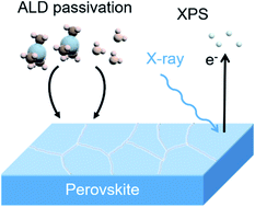 Graphical abstract: Surface passivation of organometal halide perovskites by atomic layer deposition: an investigation of the mechanism of efficient inverted planar solar cells