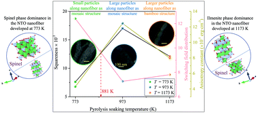 Graphical abstract: Magnetic behavior of polymorph composite nickel titanate nanofibers