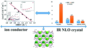 Graphical abstract: Na4SnS4 and Na4SnSe4 exhibiting multifunctional physicochemical performances as potential infrared nonlinear optical crystals and sodium ion conductors